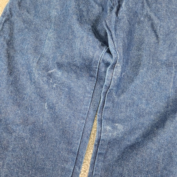 Vtg Wrangler Jeans Mens 38x29 13MWZ Cowboy Cut Blue Western Rodeo 90s Raw Brut - Picture 5 of 13